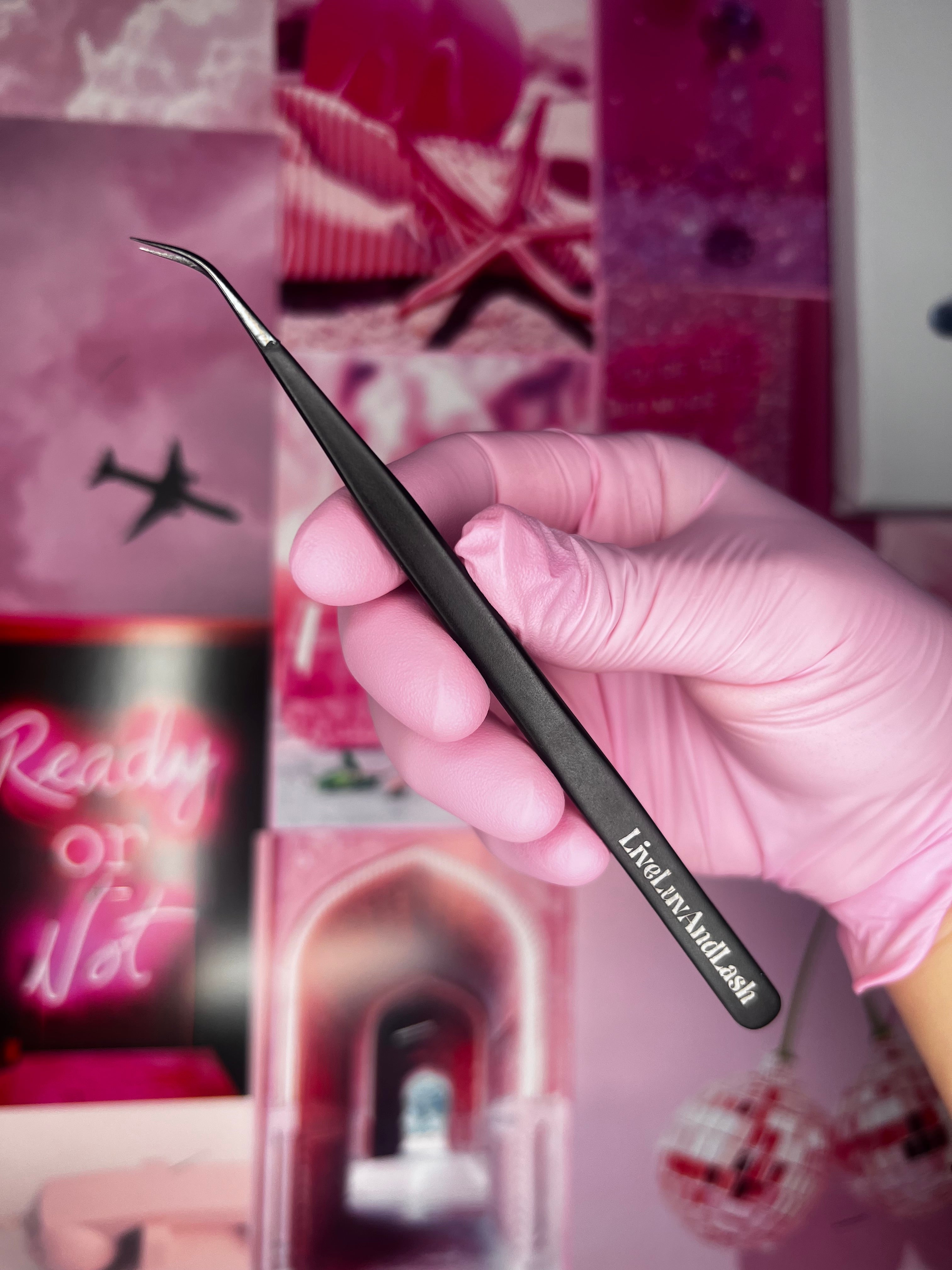 Long Curved isolation tweezer