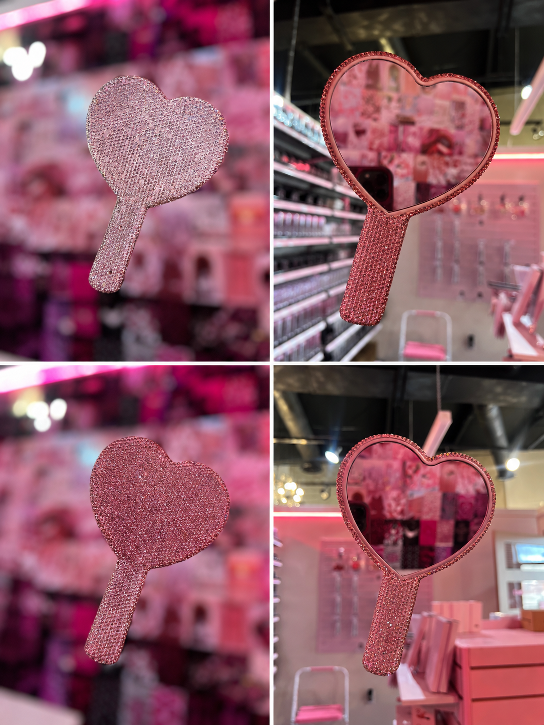 Heart shape mirror