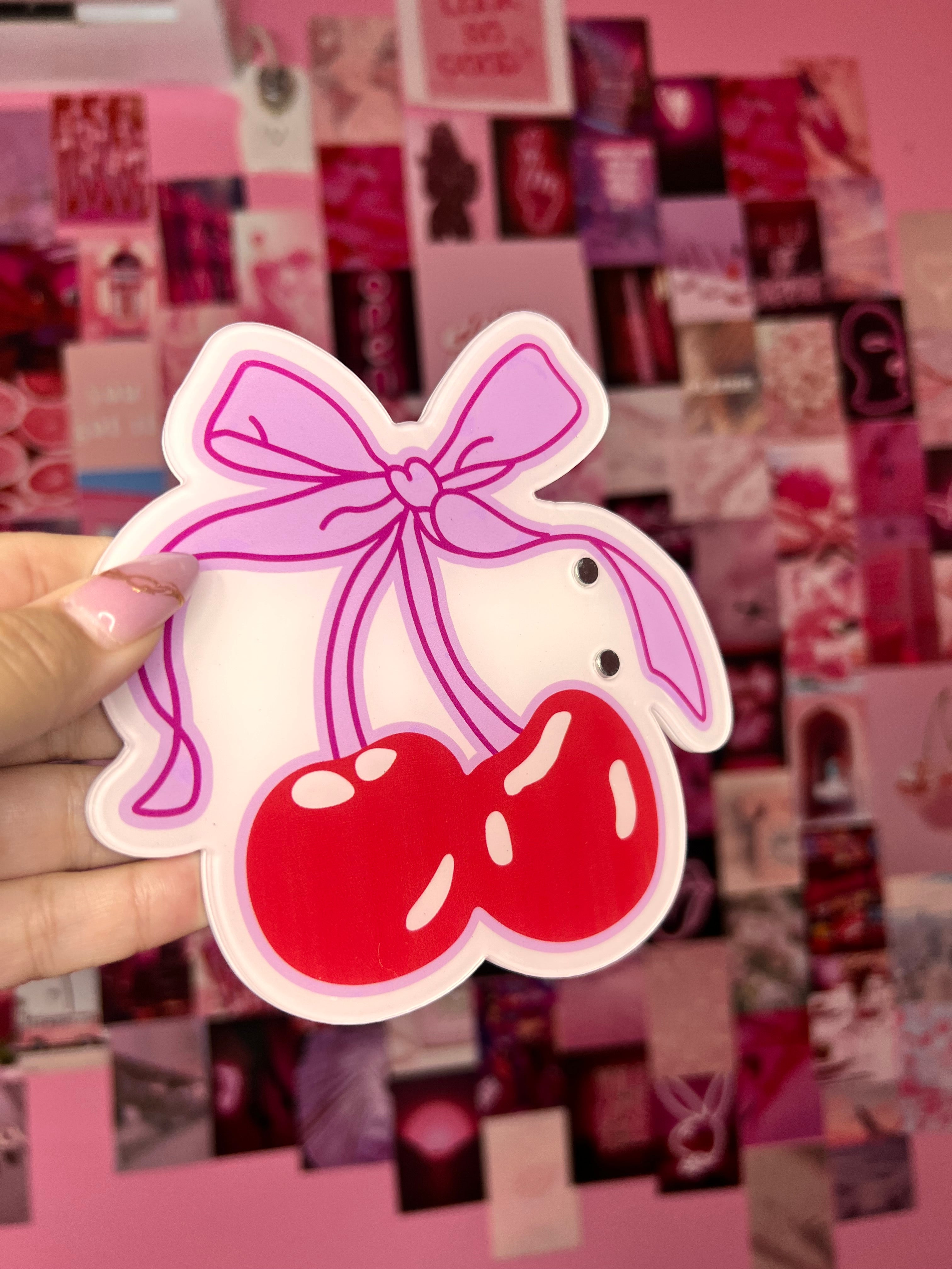 Cherry Bow Lash Tile