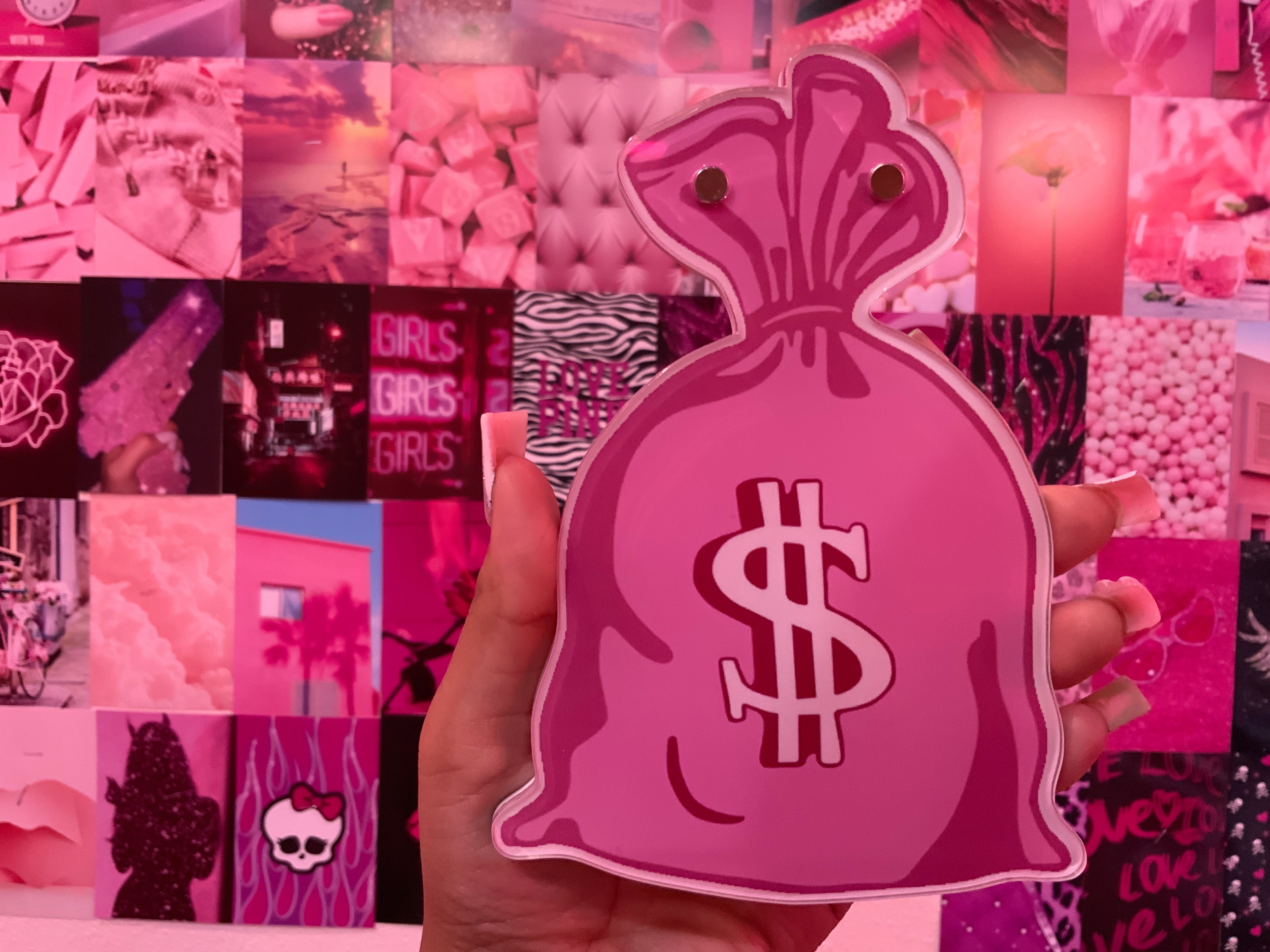 Pink Money Bag Tile