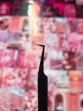 Thick 90º fiber tip tweezer